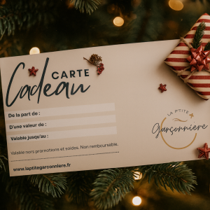 Carte cadeau "La P'tite Garçonnière"